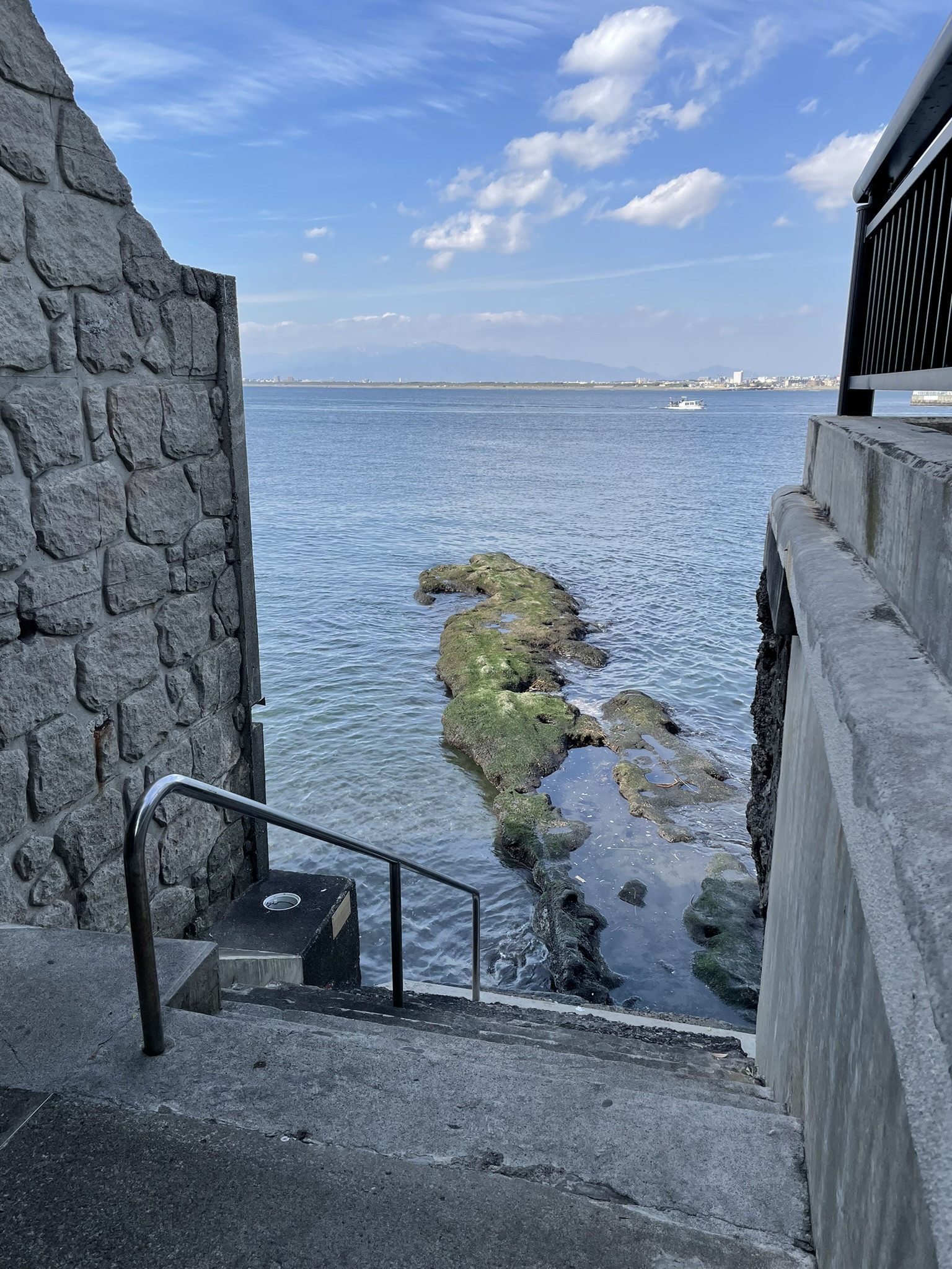 Stairs to the ocean